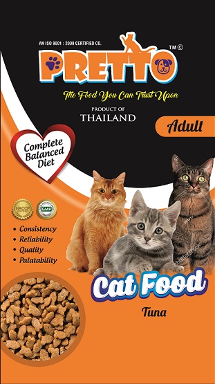 Pretto Adult Cat Food Tuna, 3 Kg - Pets Friend