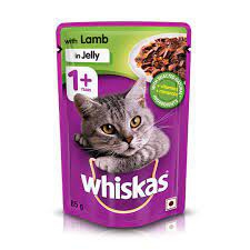 WHISKAS ADULT LAMB IN JELLY 85GM