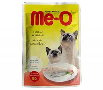 Me-O Cat Food Tuna & White Fish in Jelly 80g - Pets Friend