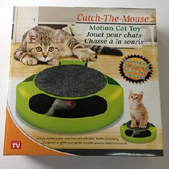 Catch The Mouse Cat Fetch Toy Manual Game, No Batteries Required
