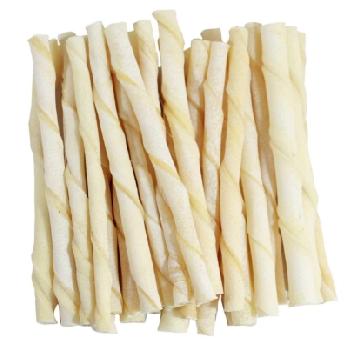Dog Chew White Twisted Sticks 250 gms