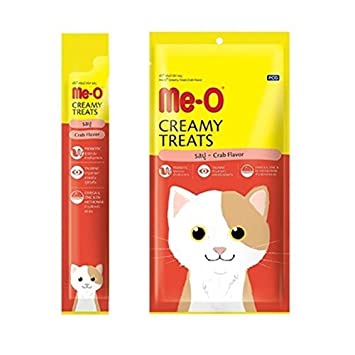 Me-O Creamy Treats Crab Flavour, 60g (15g x 4)