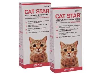 Cat Star Multi Vitamin & Coat Tonic for Cats and Kittens 200 Ml