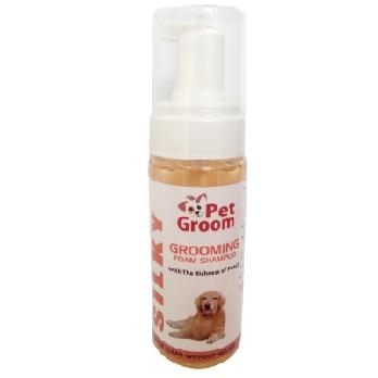 Pet Groom Foam Shampoo 150 ml (Peach)