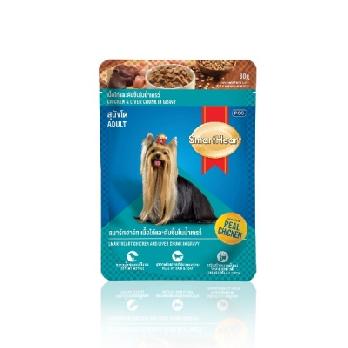Smart Heart Chicken And Liver Chunk In Gravy, 80g (Pack of 12)