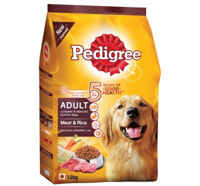 PEDGREE ADULT MEAT N RICE 1.2KG